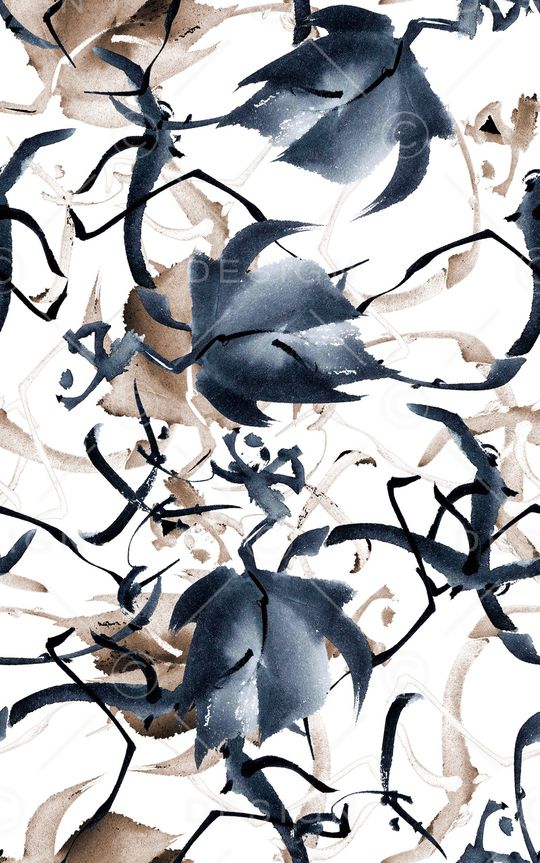 枝条印花华亿平台图片