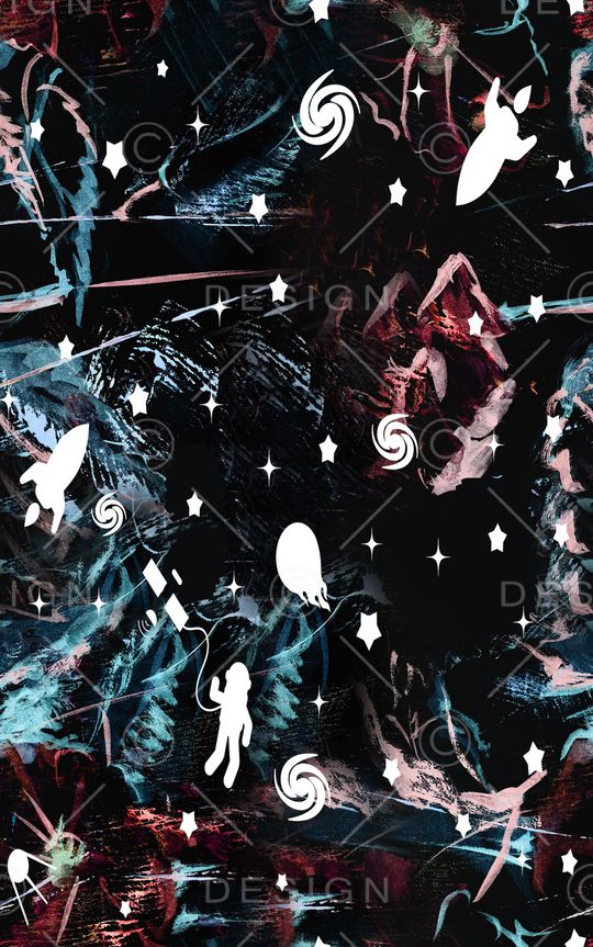 抽象印花华亿平台图片