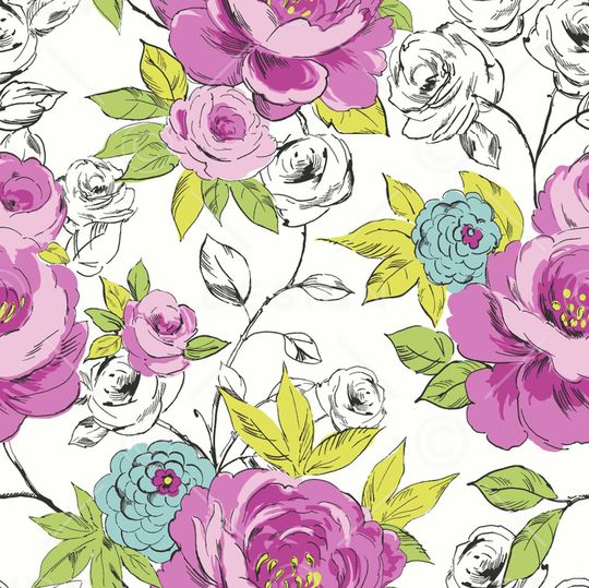 牡丹印花华亿平台图片