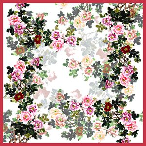 小方巾印花华亿平台图片