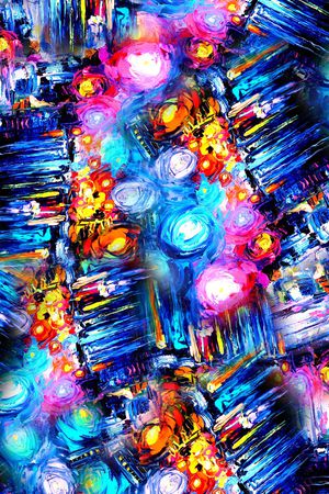 抽象印花华亿平台图片