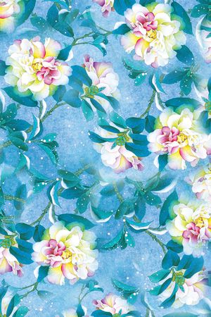 手绘印花华亿平台图片