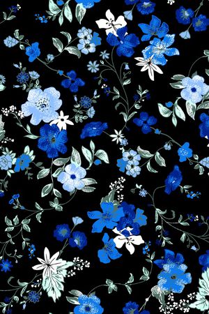 小碎花印花华亿平台图片