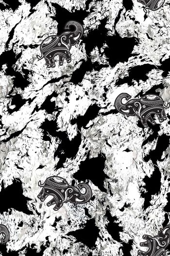 802022-大象泼墨纹理