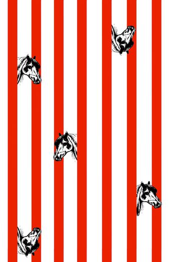 802055-竖条马头—红