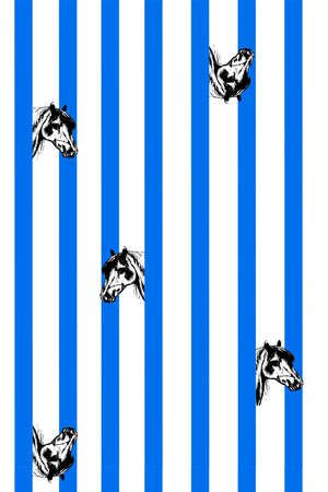 条纹印花华亿平台图片