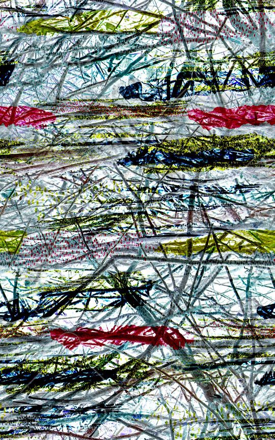 笔触印花华亿平台图片