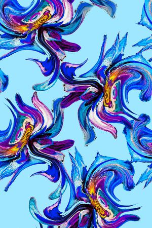 抽象印花华亿平台图片