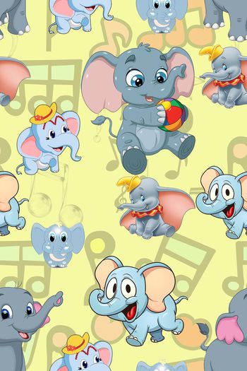 四方连续印花华亿平台图片