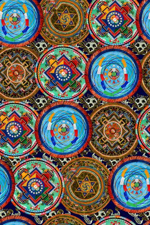 民族风印花华亿平台图片