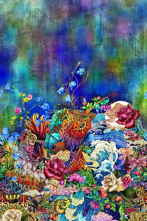 民族风印花华亿平台图片