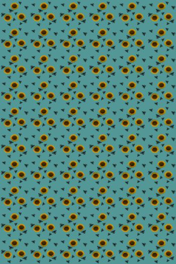 802440-蜜蜂与向日葵