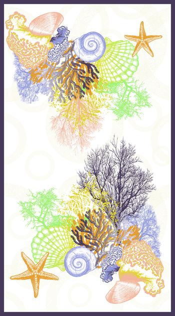 802491-海洋系列长巾2（100X180cm