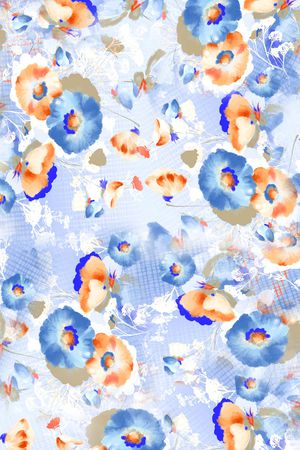 手绘印花华亿平台图片