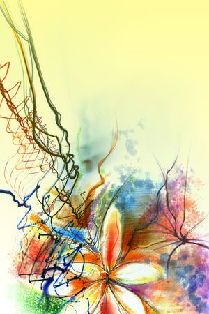 水彩印花华亿平台图片