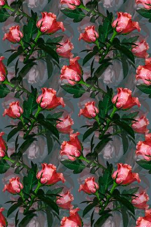 玫瑰花语印花华亿平台图片