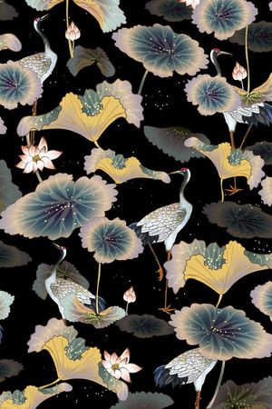 中国风印花华亿平台图片