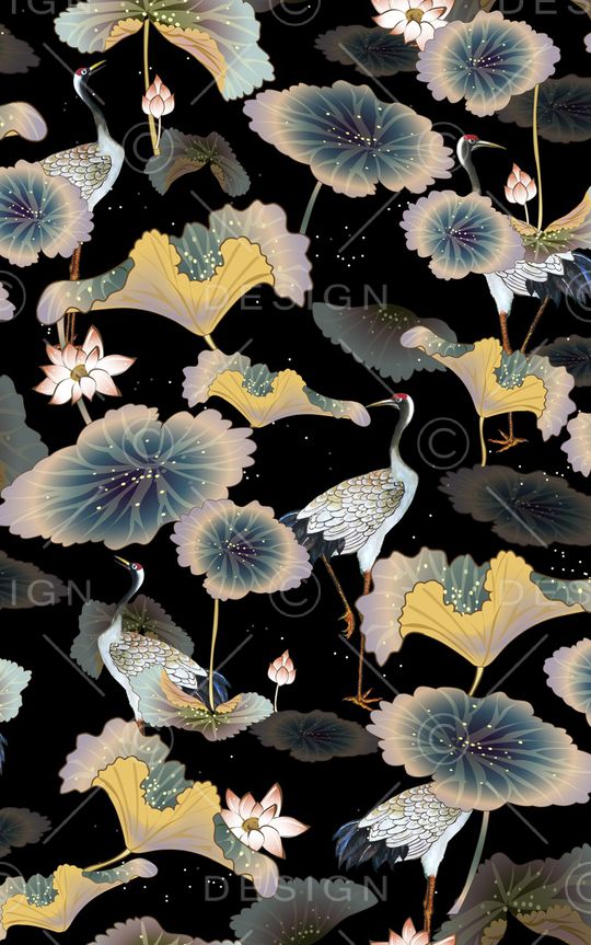 中国风印花华亿平台图片