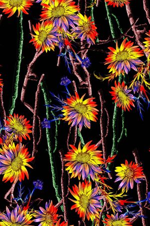 花朵印花华亿平台图片