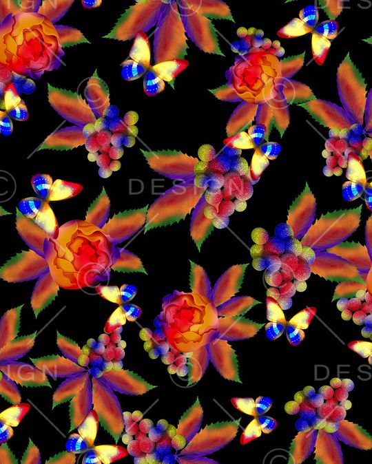 水彩印花华亿平台图片