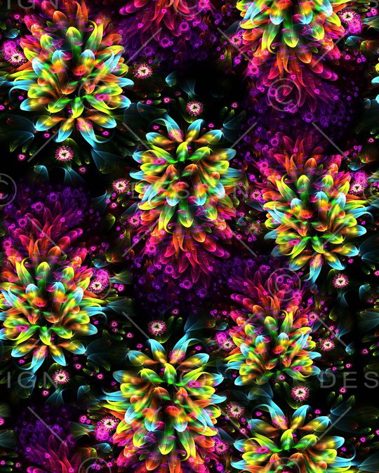 不规则几何印花华亿平台图片