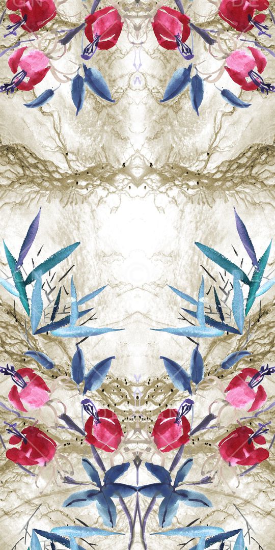 中国画印花华亿平台图片