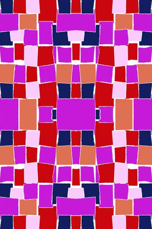 不规则几何印花华亿平台图片