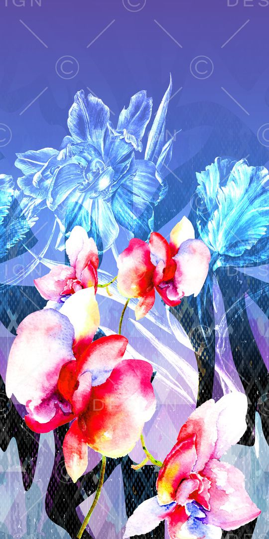 水彩印花华亿平台图片