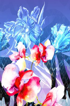 水彩印花华亿平台图片