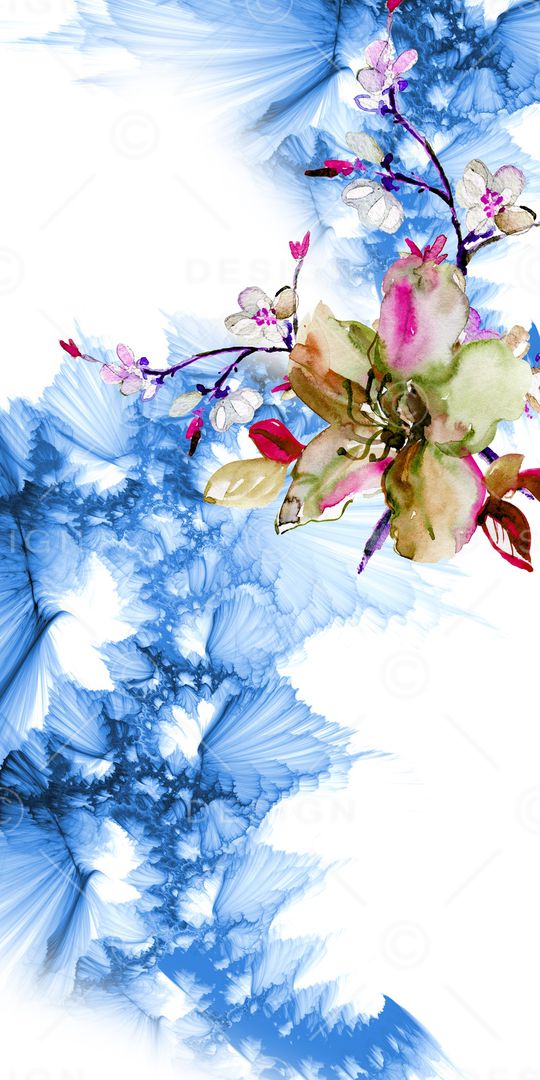 水彩印花华亿平台图片