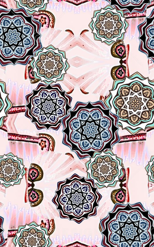 宫廷风印花华亿平台图片