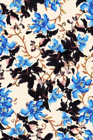 乱花印花华亿平台图片