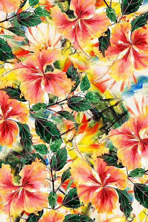 乱花印花华亿平台图片