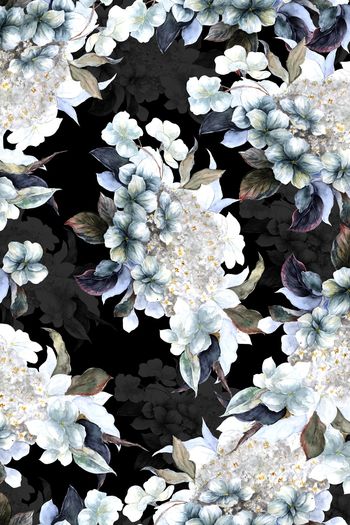 A艺术手绘印花华亿平台图片