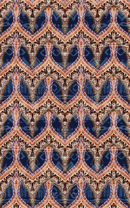 波西米亚印花华亿平台图片