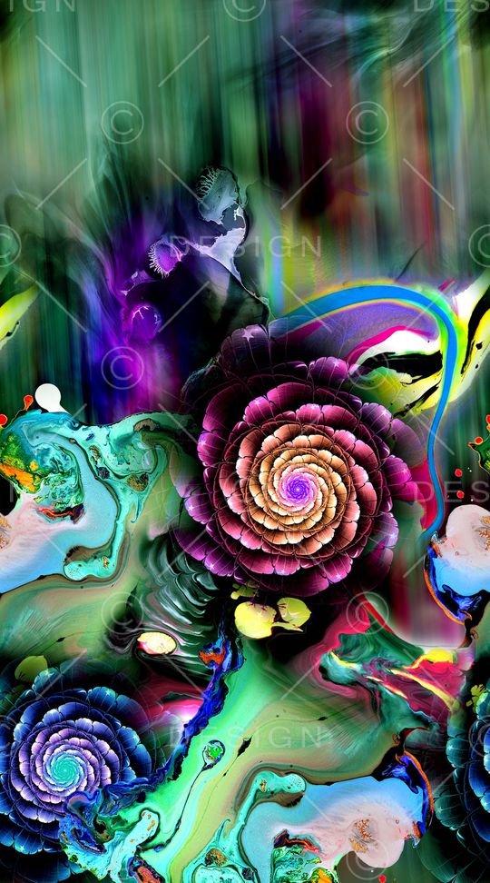 抽象印花华亿平台图片