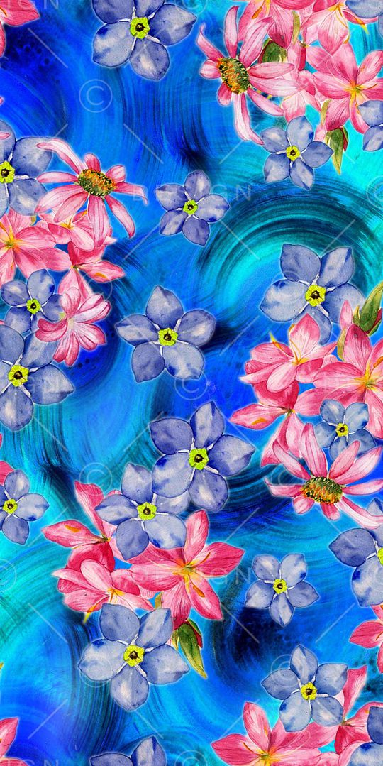 花朵印花华亿平台图片