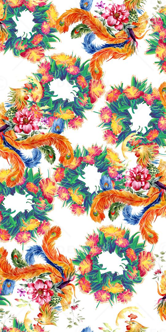 花圈印花华亿平台图片