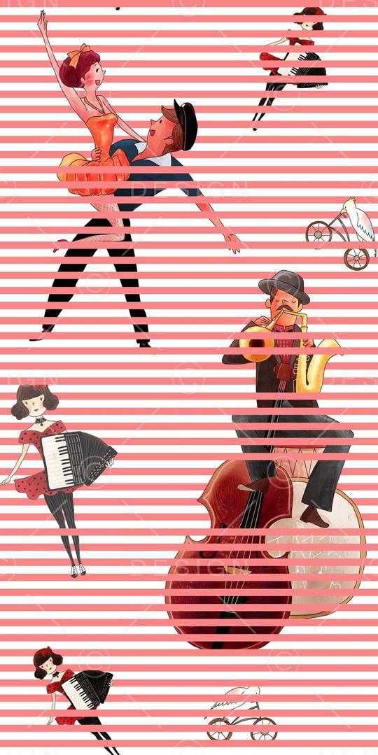 横条印花华亿平台图片