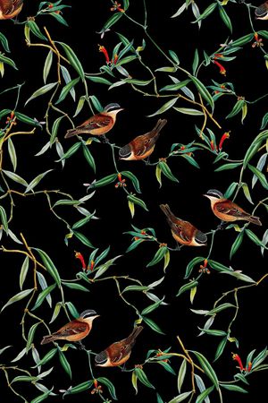 树叶、小清新印花华亿平台图片