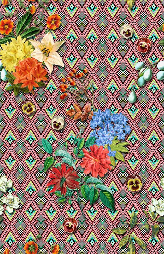 几何印花华亿平台图片