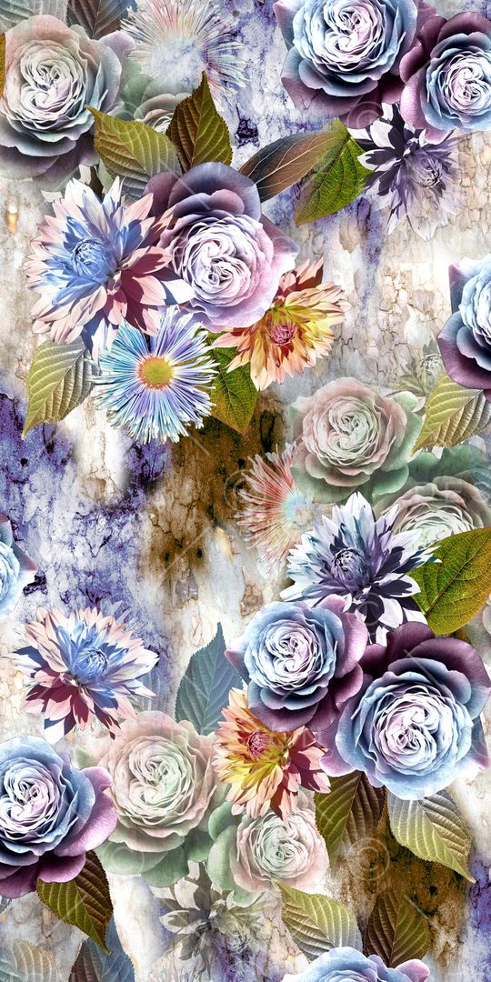 牡丹花印花华亿平台图片