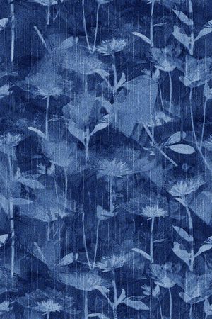 水洗牛仔印花华亿平台图片