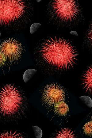 烟火印花华亿平台图片