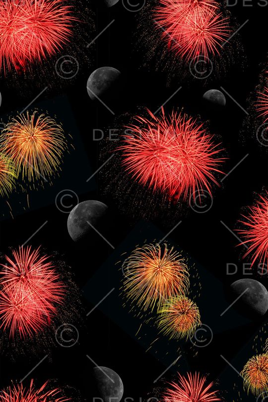 烟火印花华亿平台图片