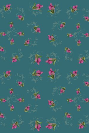 郁金香印花华亿平台图片