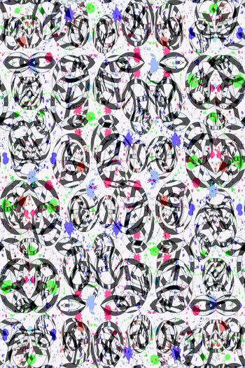 803952-前卫乱色条纹