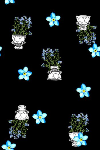 804007-杯子花—黑