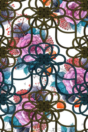 花朵印花华亿平台图片