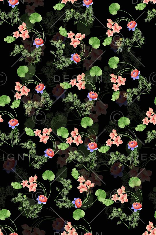 花朵印花华亿平台图片